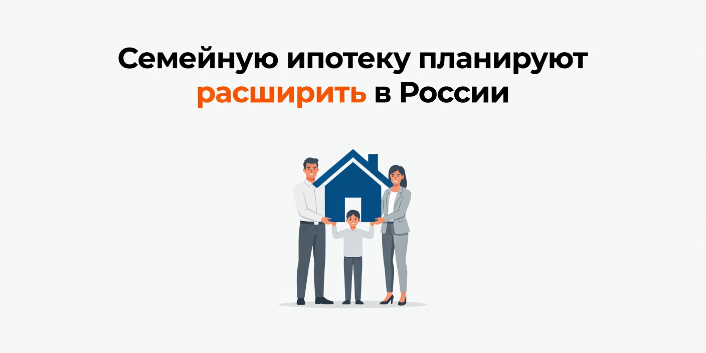 Семейную ипотеку планируют расширить в России