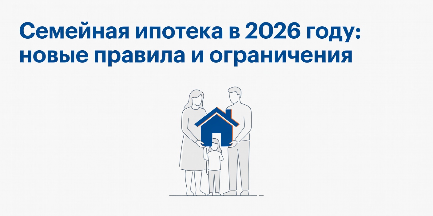 Семейная ипотека в 2026 году: новые правила и ограничения