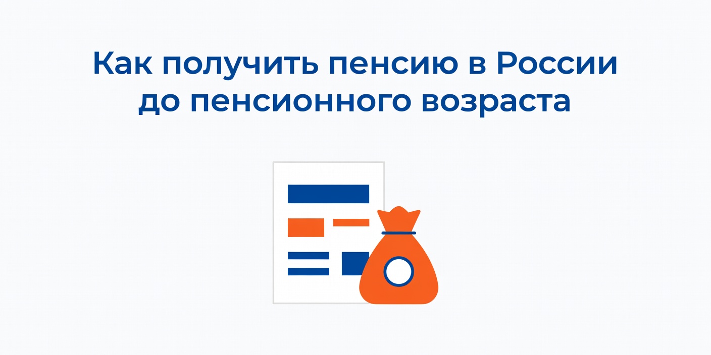 Как получить пенсию в России до пенсионного возраста
