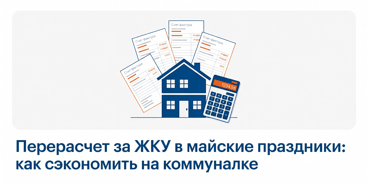 Перерасчет за ЖКУ в майские праздники: как сэкономить на коммуналке