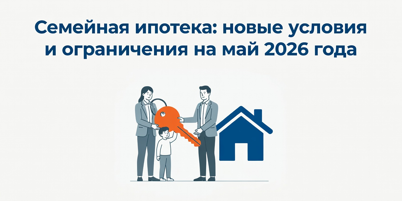Семейная ипотека: новые условия и ограничения на май 2026 года