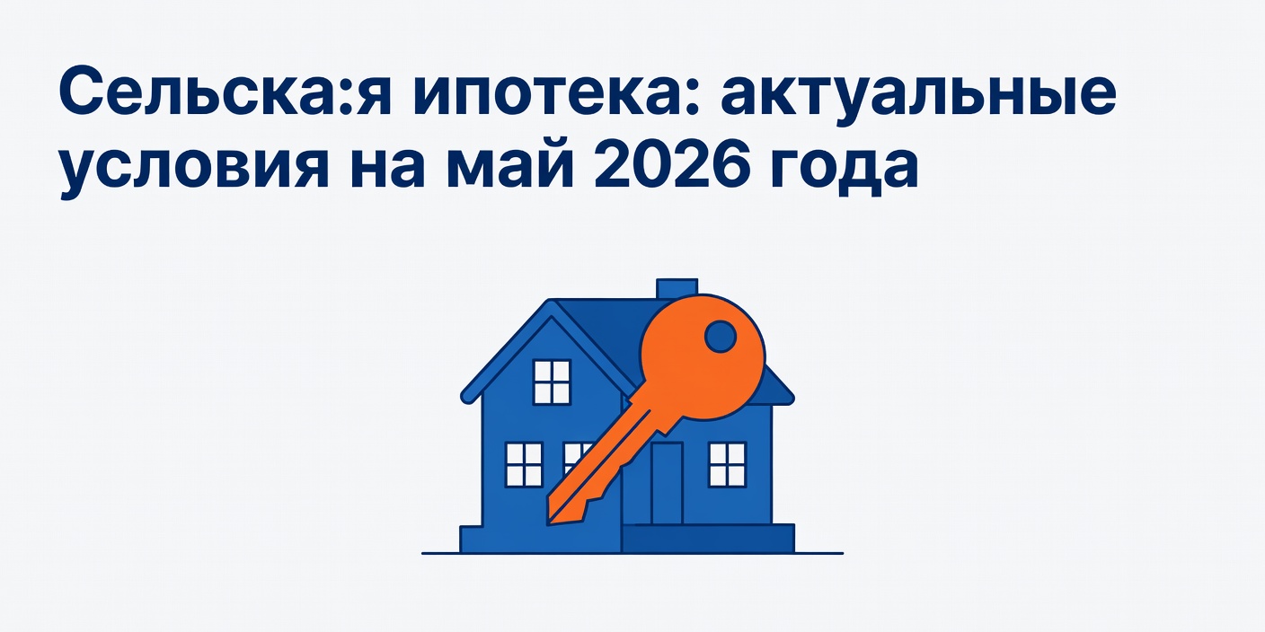 Сельская ипотека: актуальные условия на май 2026 года