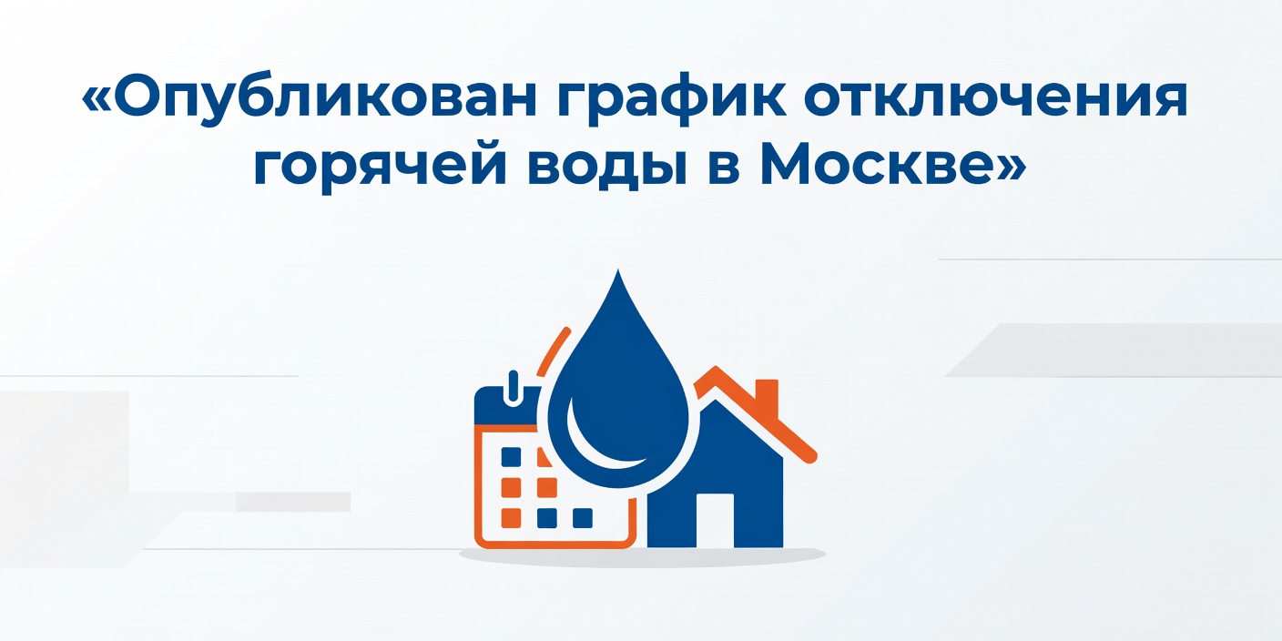 Опубликован график отключения горячей воды в Москве