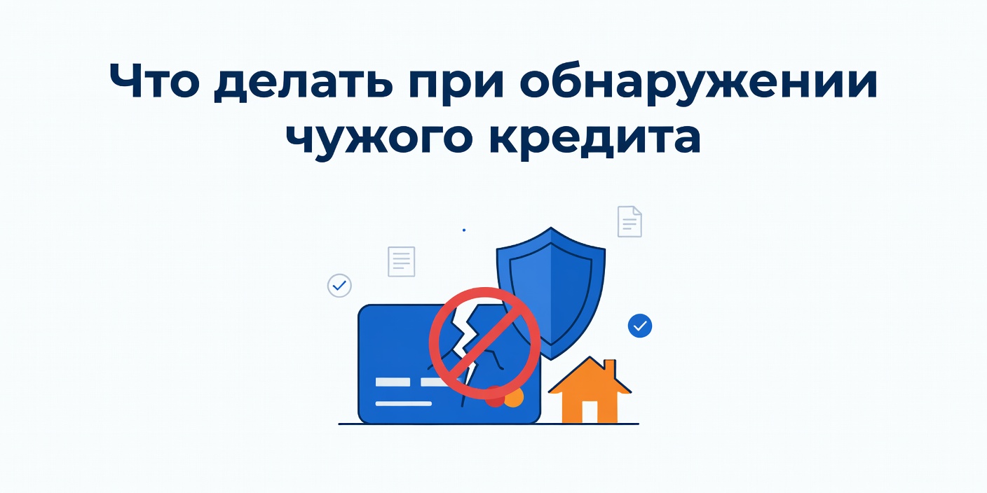 Что делать, если мошенники оформили кредит на ваше имя