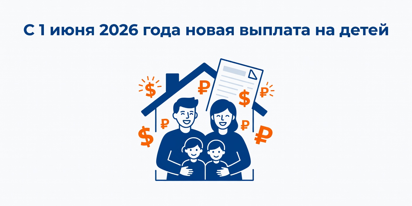 С 1 июня 2026 года семьи с детьми смогут оформить новую налоговую выплату
