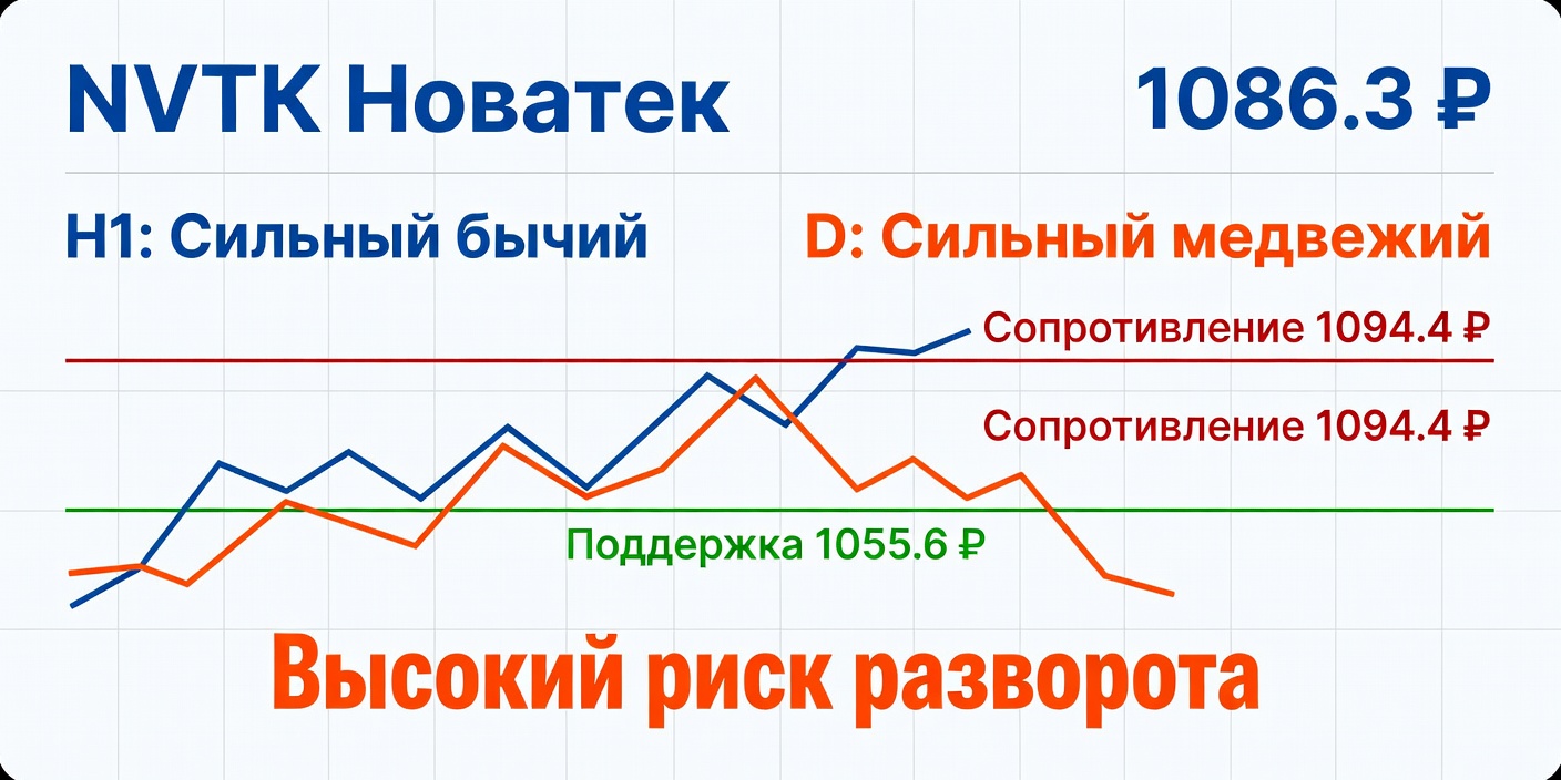Технический анализ NVTK (Новатек) — 02.06.2026