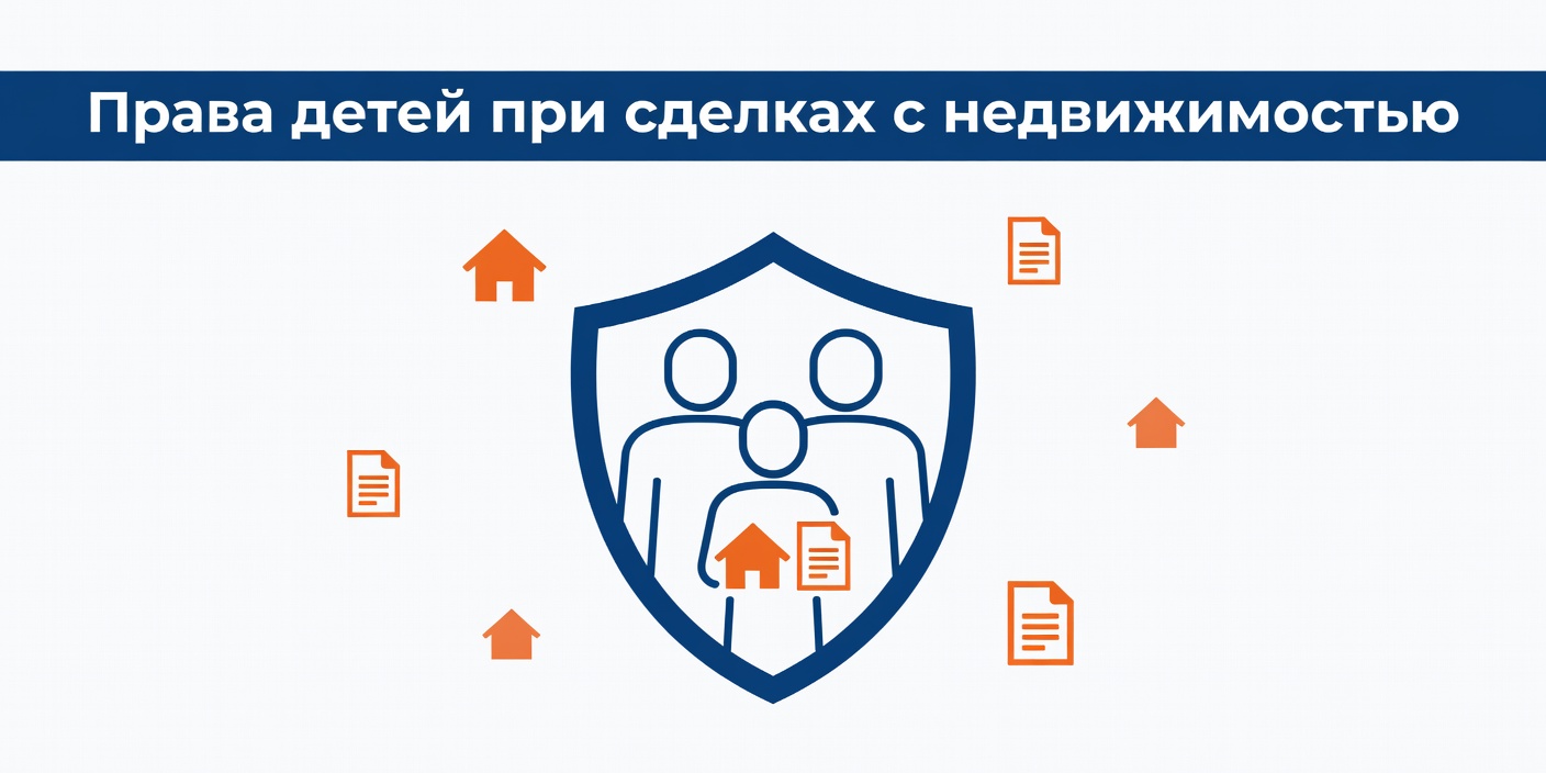 Права детей при сделках с недвижимостью: памятка Росреестра
