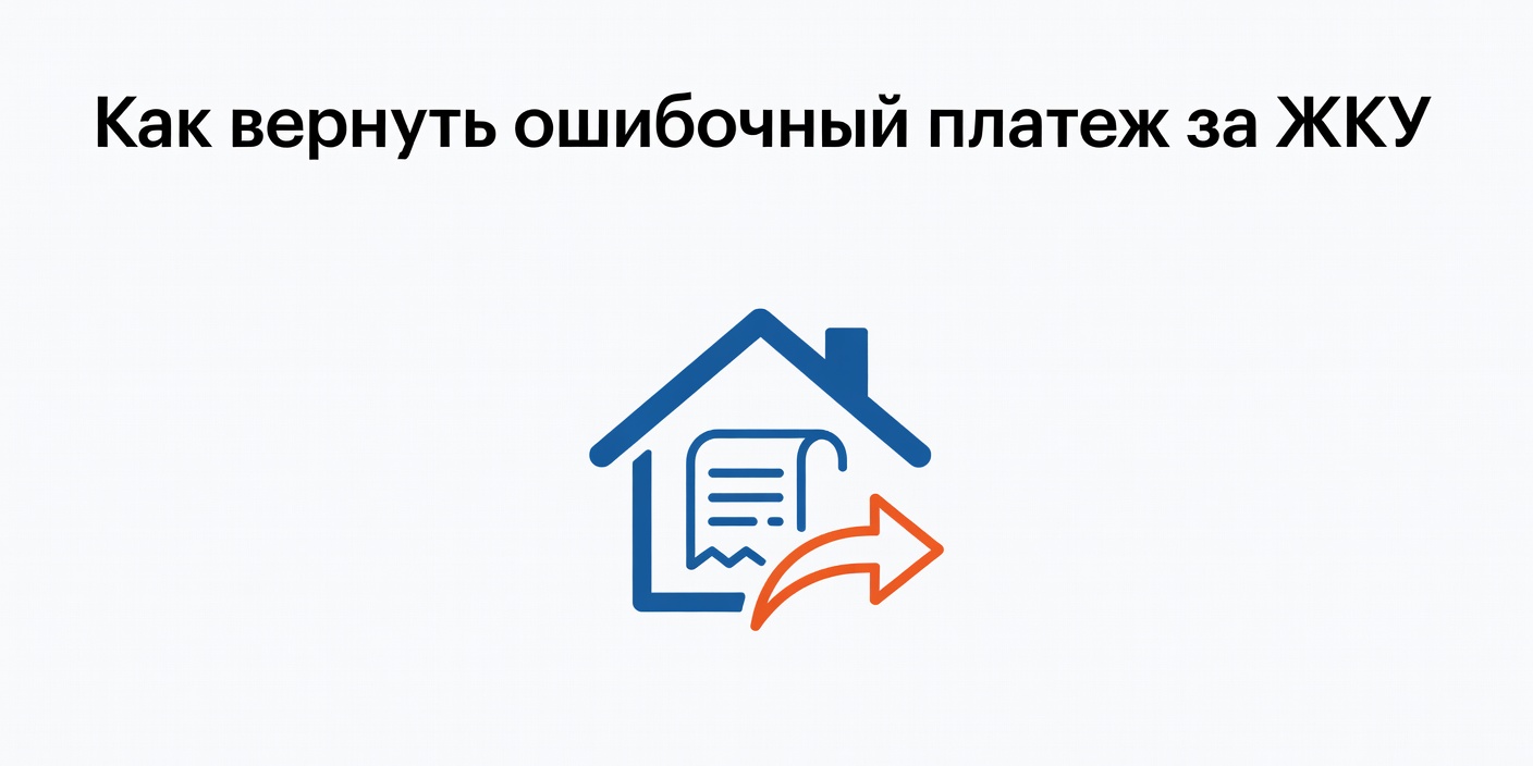 Как вернуть ошибочный платеж за ЖКУ