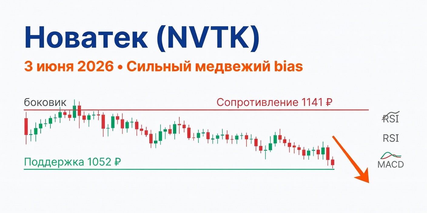 NVTK (Новатек): Технический анализ на 03.06.2026