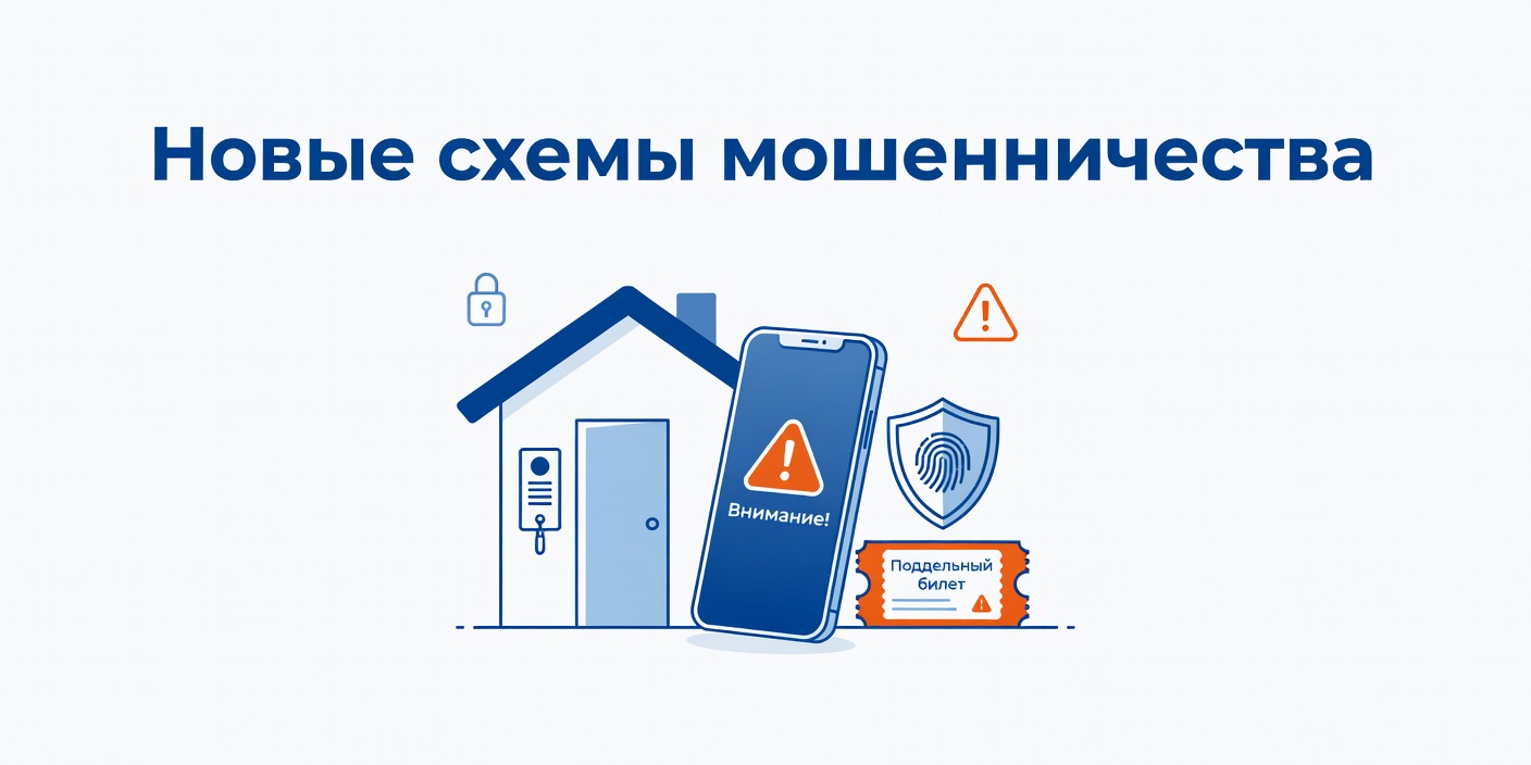 Новые схемы мошенничества: замена домофона, биометрия и фейковые билеты