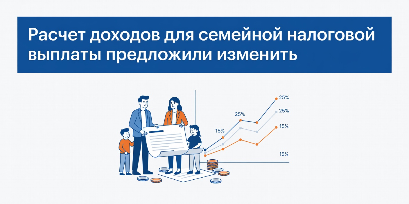 Расчет доходов для семейной налоговой выплаты предложили изменить