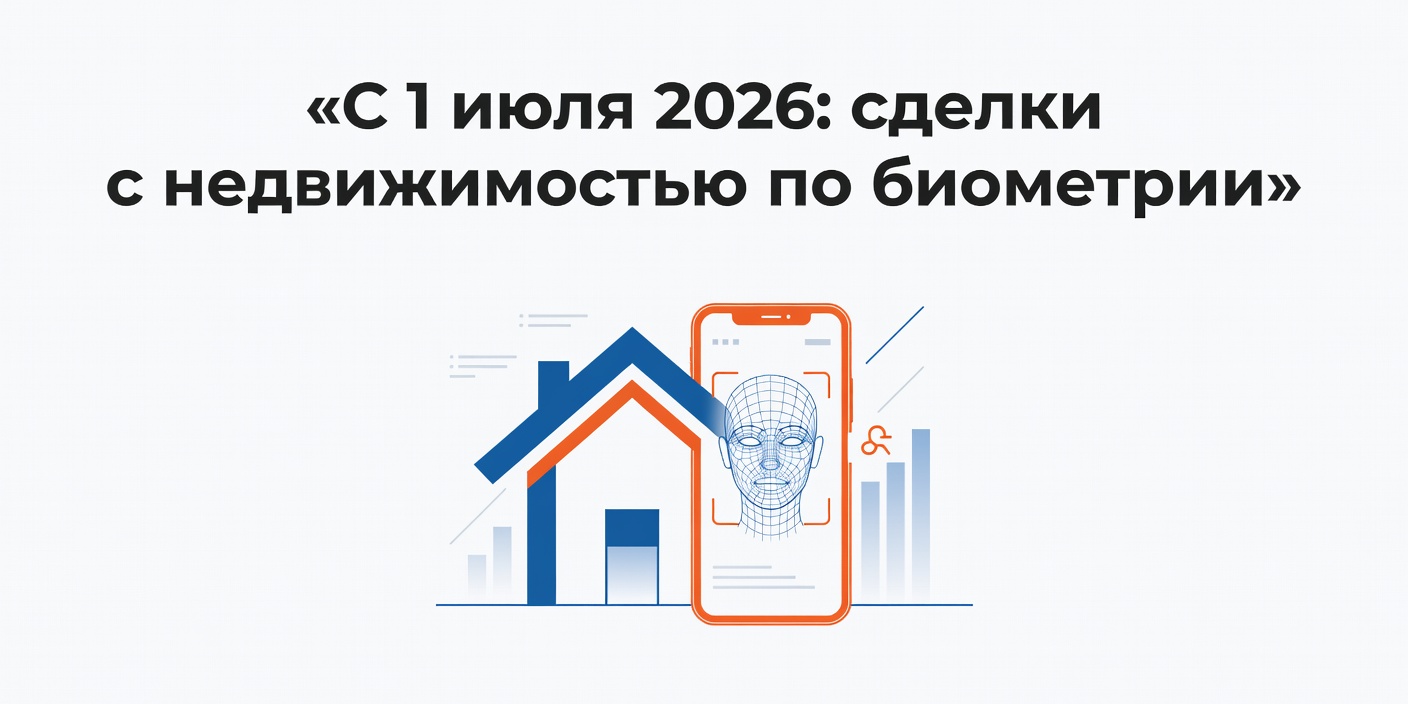 С 1 июля 2026 года: дистанционные сделки с недвижимостью через биометрию