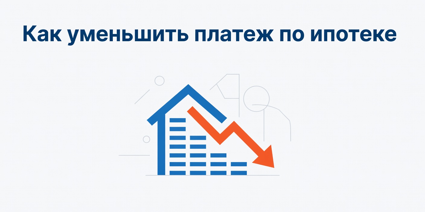 Как уменьшить платеж по ипотеке: реструктуризация, рефинансирование и досрочное погашение