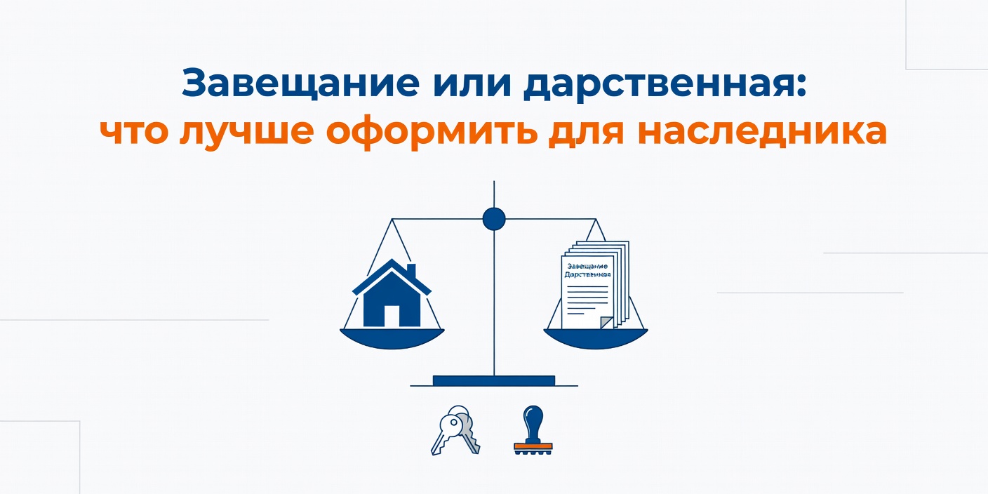 Завещание или дарственная: что лучше оформить для наследника