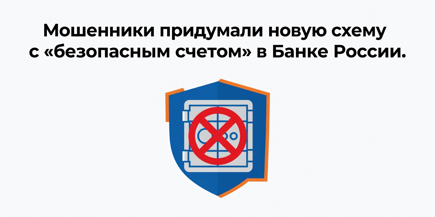 Мошенники используют имя Банка России для схемы с «безопасным счетом»