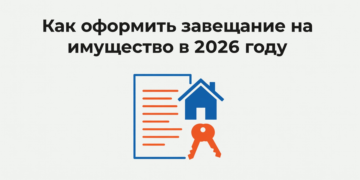 Как оформить завещание на имущество в 2026 году