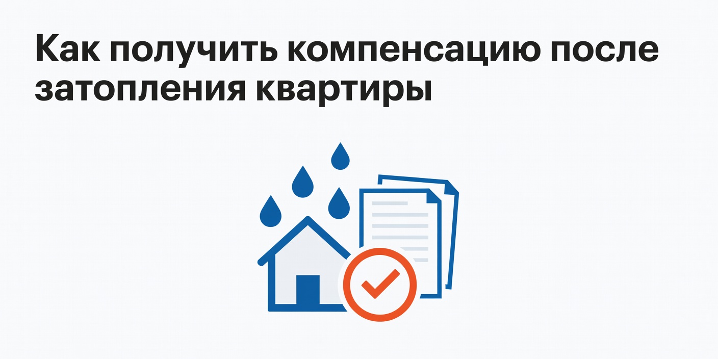 Как получить компенсацию после затопления квартиры: пошаговая инструкция