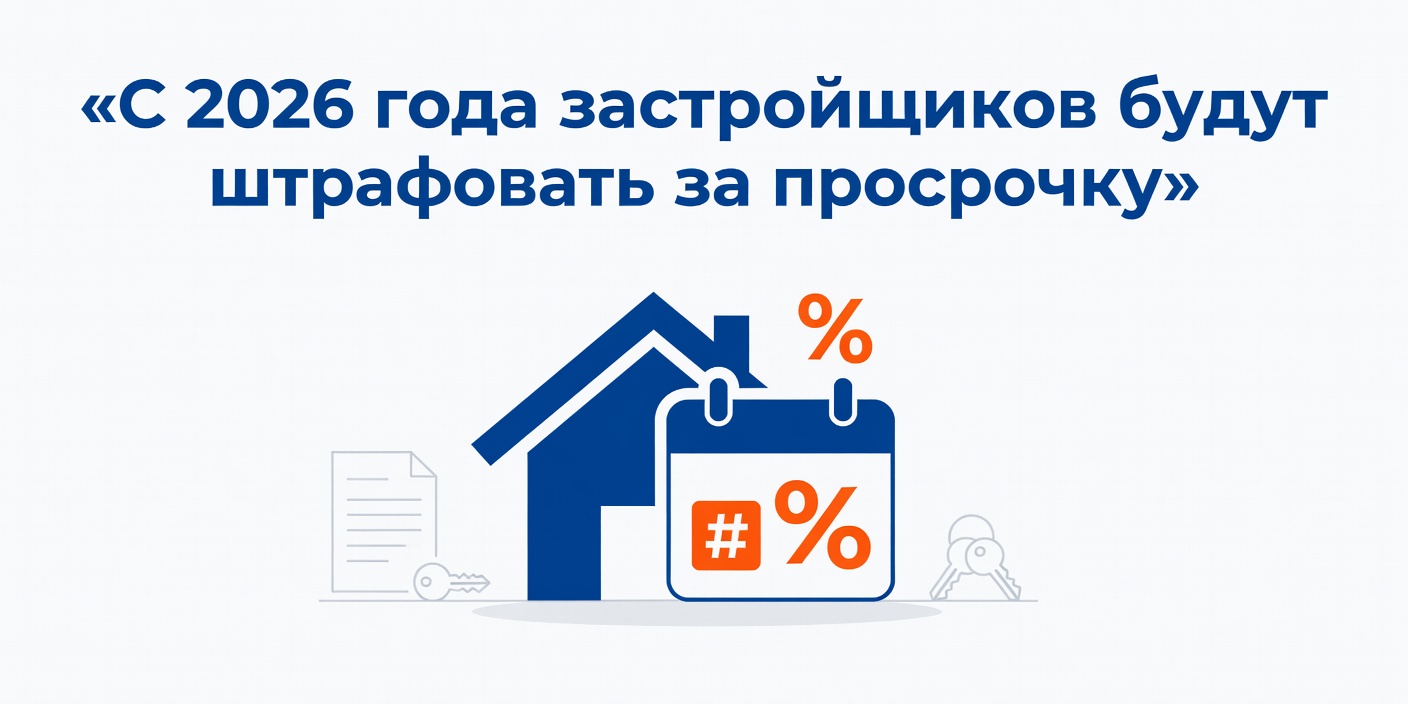 С 2026 года застройщиков снова будут штрафовать за просрочку сдачи квартир