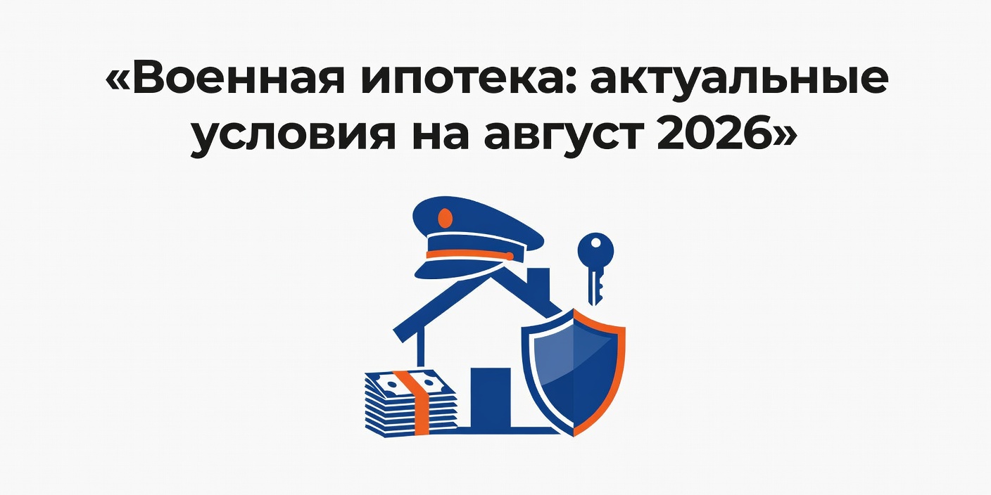 Военная ипотека: актуальные условия на август 2026
