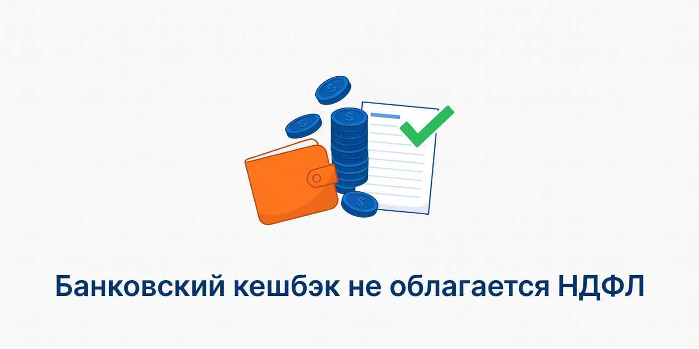 Банковский кешбэк не облагается НДФЛ