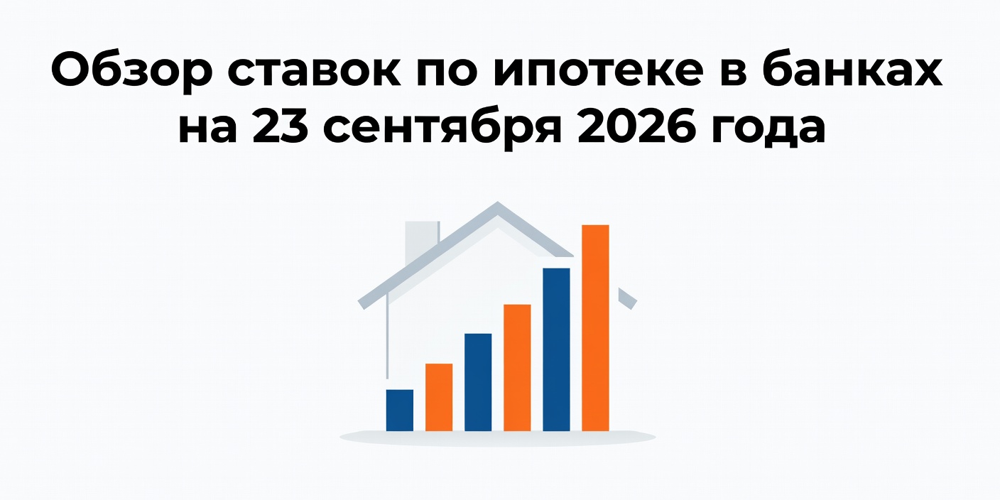 Обзор ставок по ипотеке в банках на 23 сентября 2026 года