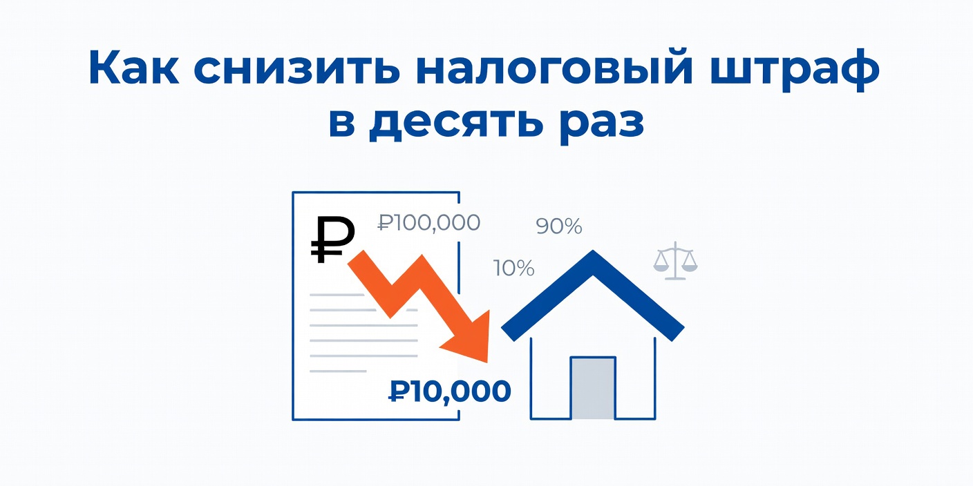 Как снизить налоговый штраф в 10 раз: новые правила ФНС