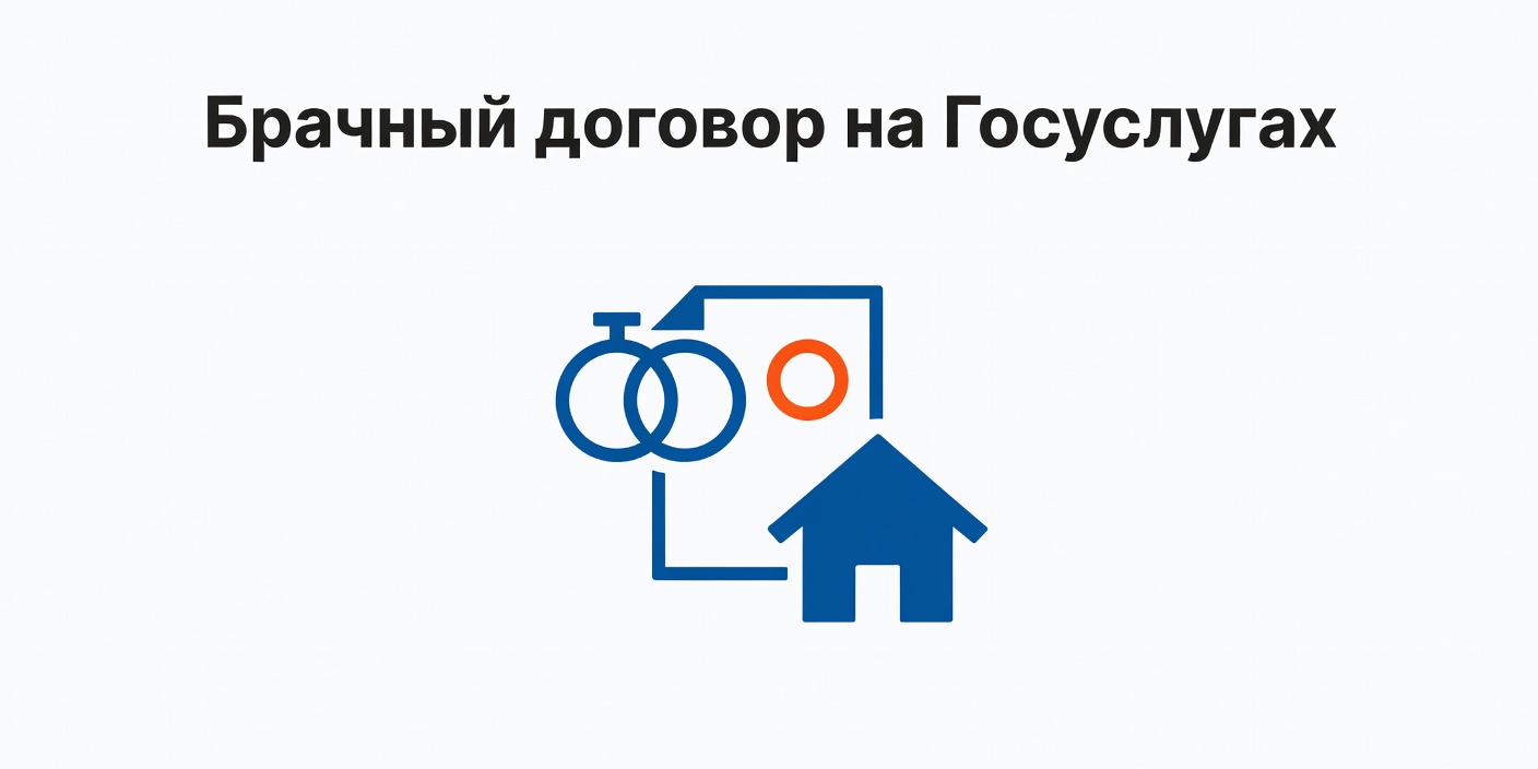 Брачный договор можно подготовить на Госуслугах заранее