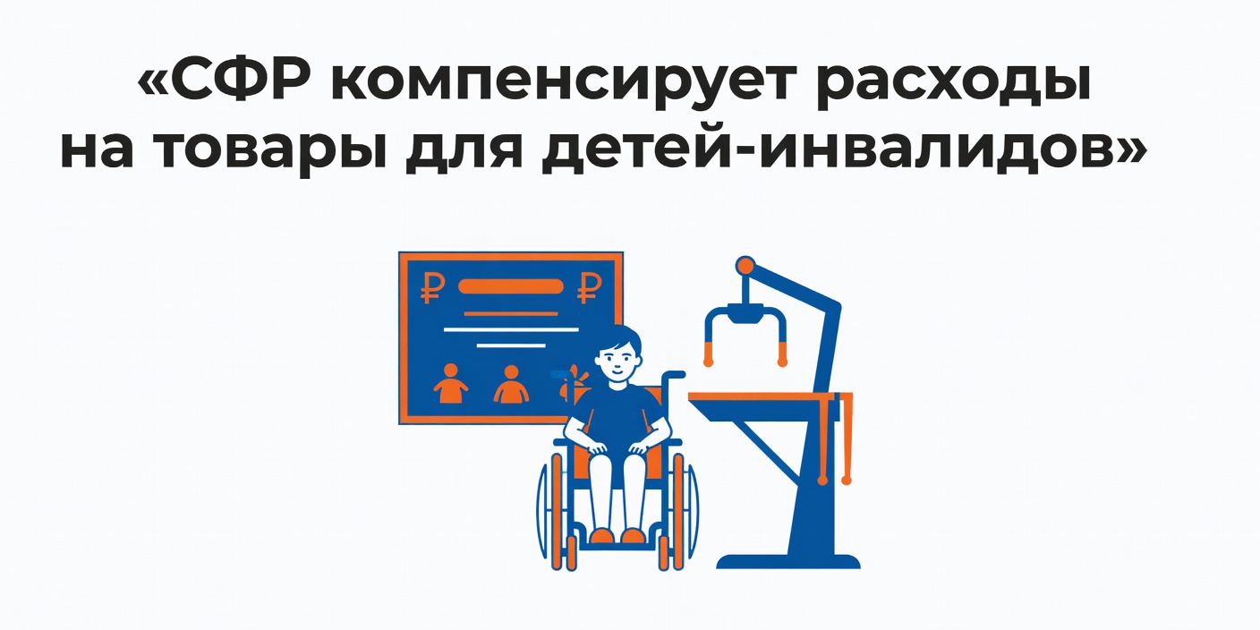 СФР компенсирует расходы на товары и услуги для детей-инвалидов за счет маткапитала